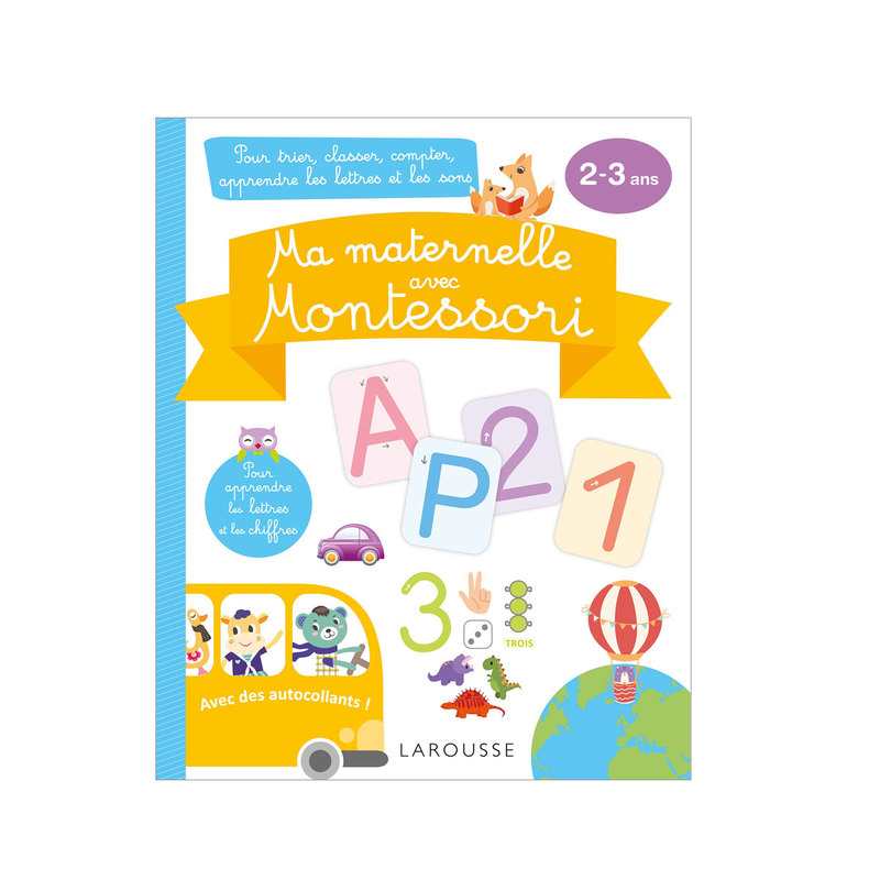 Livre Ma maternelle avec Montessori 2-3 ans - Larousse Jeunesse