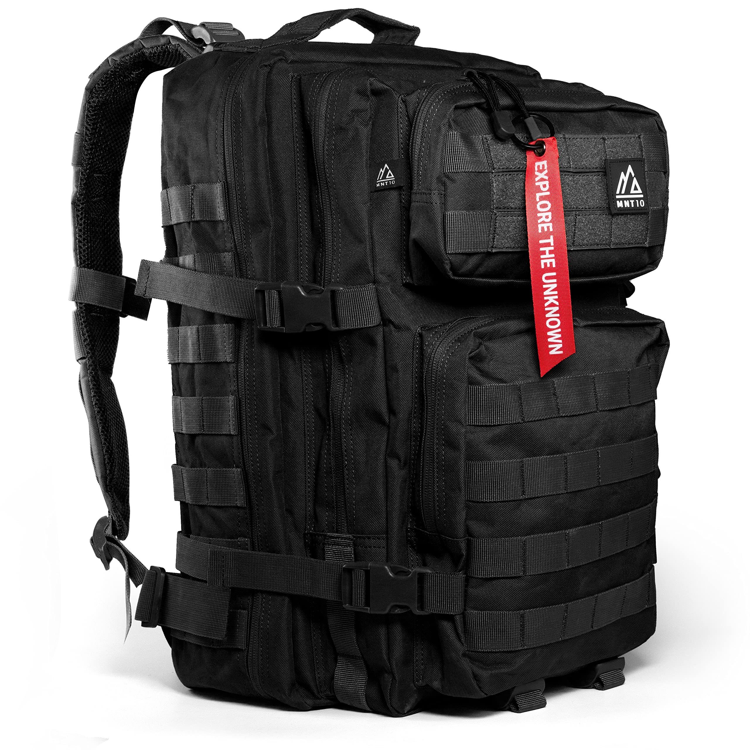 MNT10 Wanderrucksack Taktischer Outdoor Rucksack 28L & 40L I Army Backpack für Reisen, Taktischer Rucksack Herren, Damen I US Cooper Rucksack