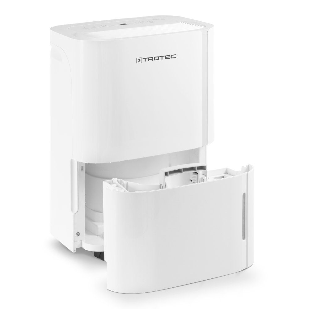 TROTEC Luftentfeuchter TTK 54 E, für 100 m³ Räume, Entfeuchtung 18,00 l/Tag, Tank 3,00 l, Entfeuchtungsautomatik mit Zielwertvorwahl zwischen 35 und 85 % r.F.