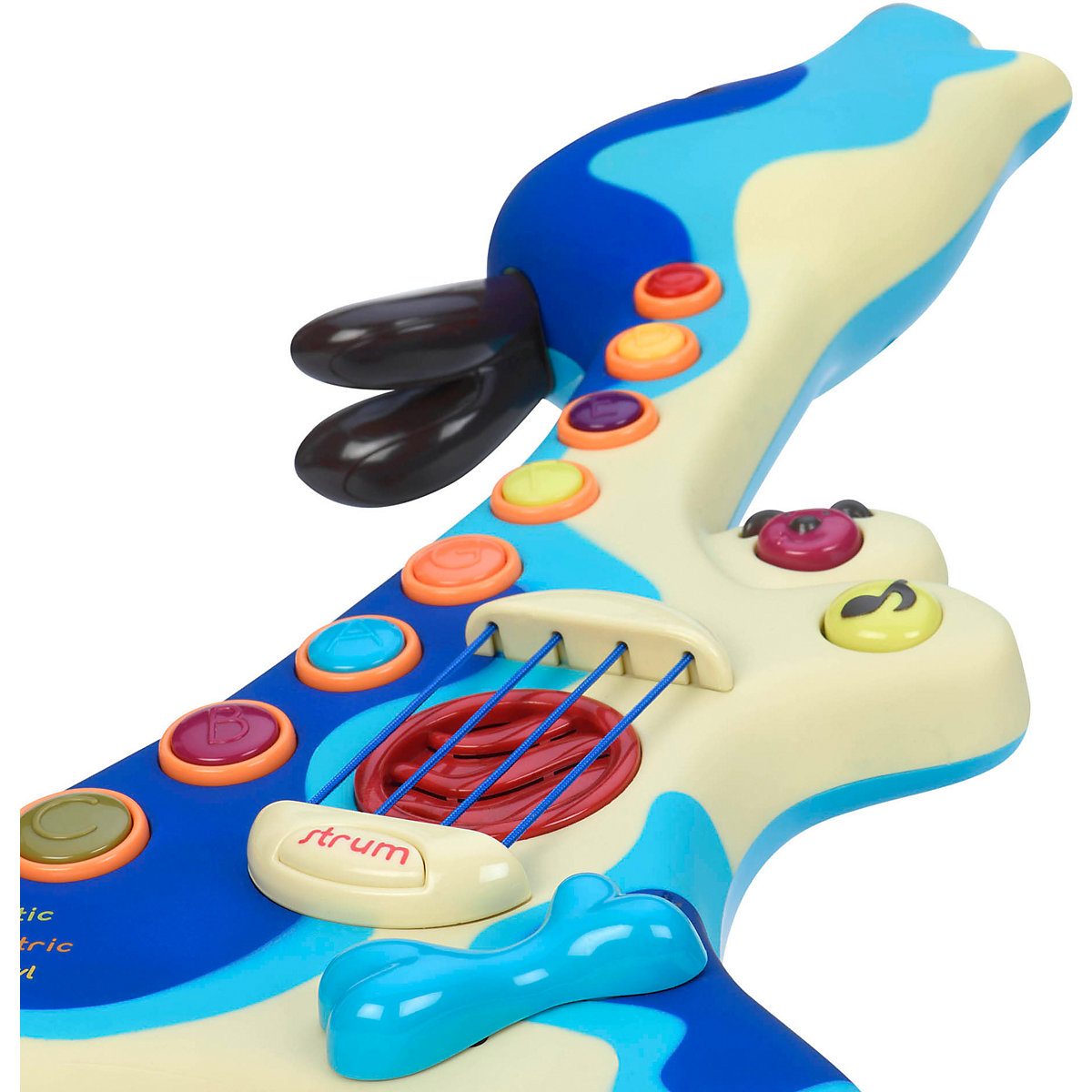 Woofer - Gitarre mit verschiedenen Songs