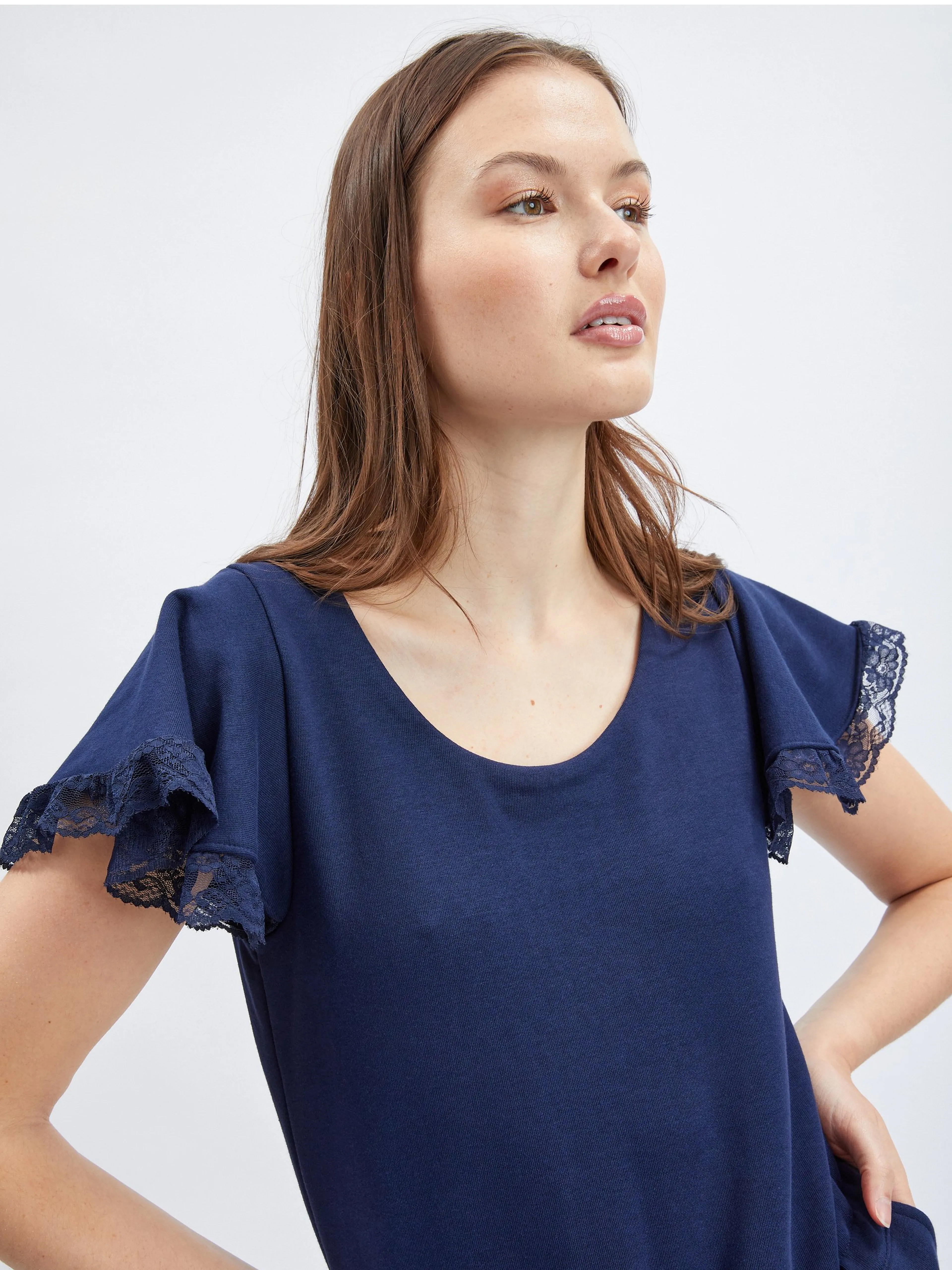 Dunkelblauer Damen-Jumpsuit ORSAY
