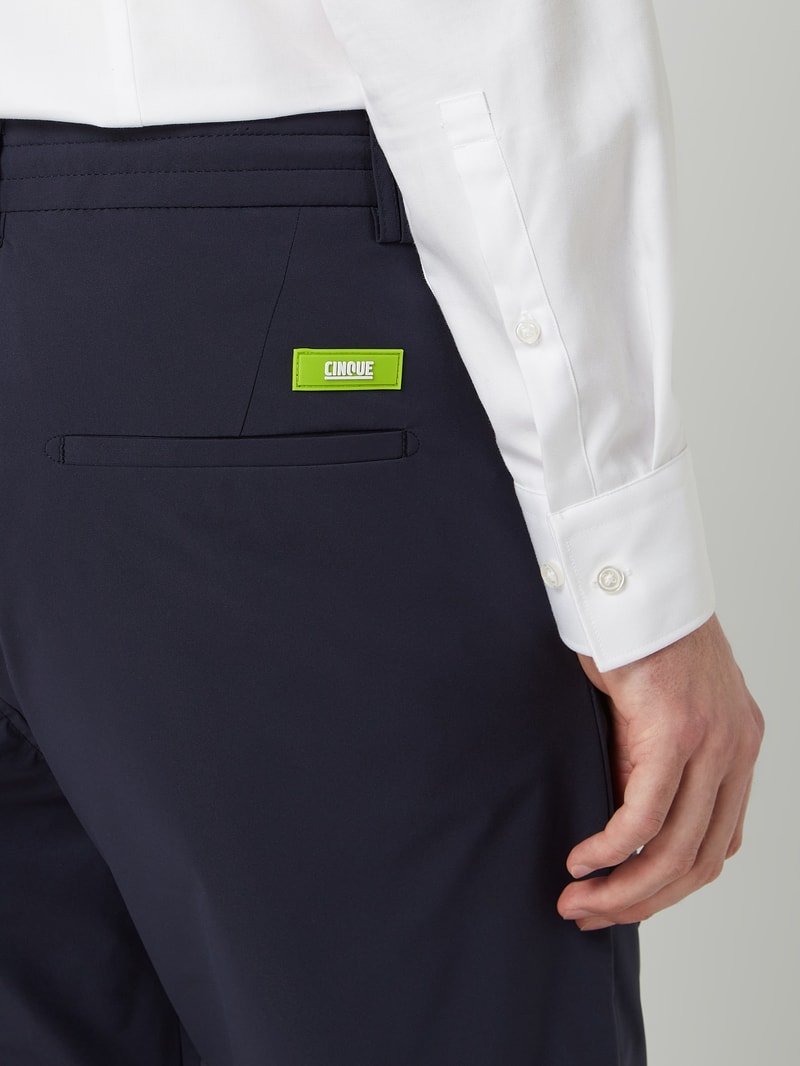 Bermudas mit Budnfalten Modell 'Cijuno' in blau