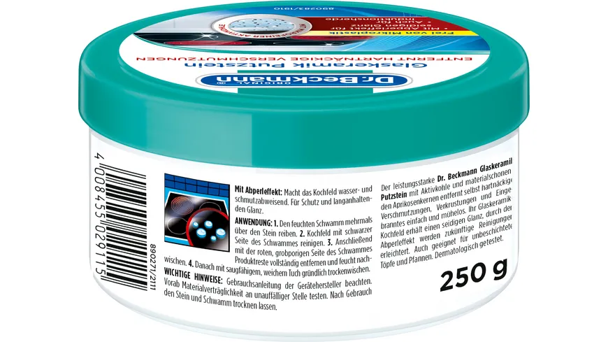 Dr.Beckmann Glaskeramik Putzstein 250 g
