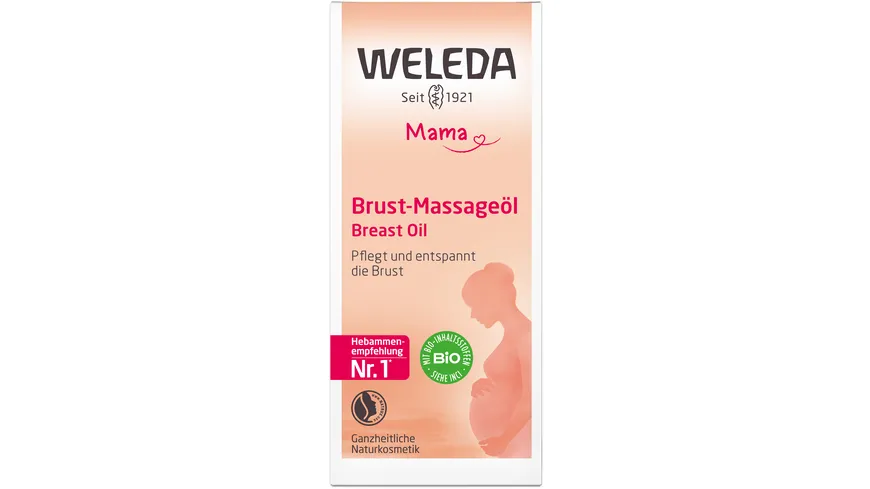 WELEDA MAMA Brust Massageöl 50 ml