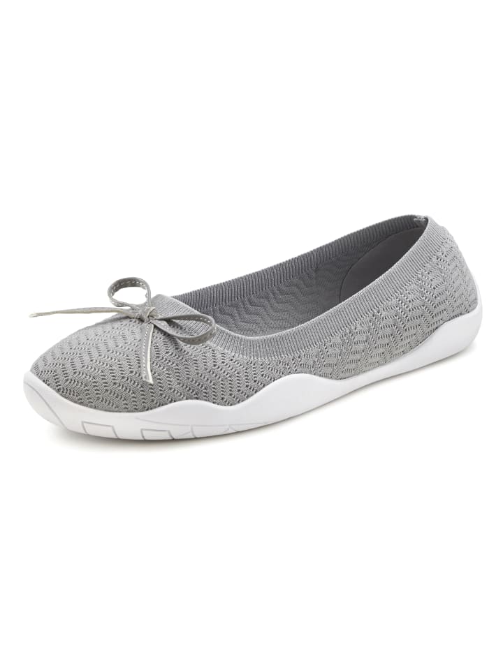 LASCANA Sneaker Ballerinas in grau günstig kaufen