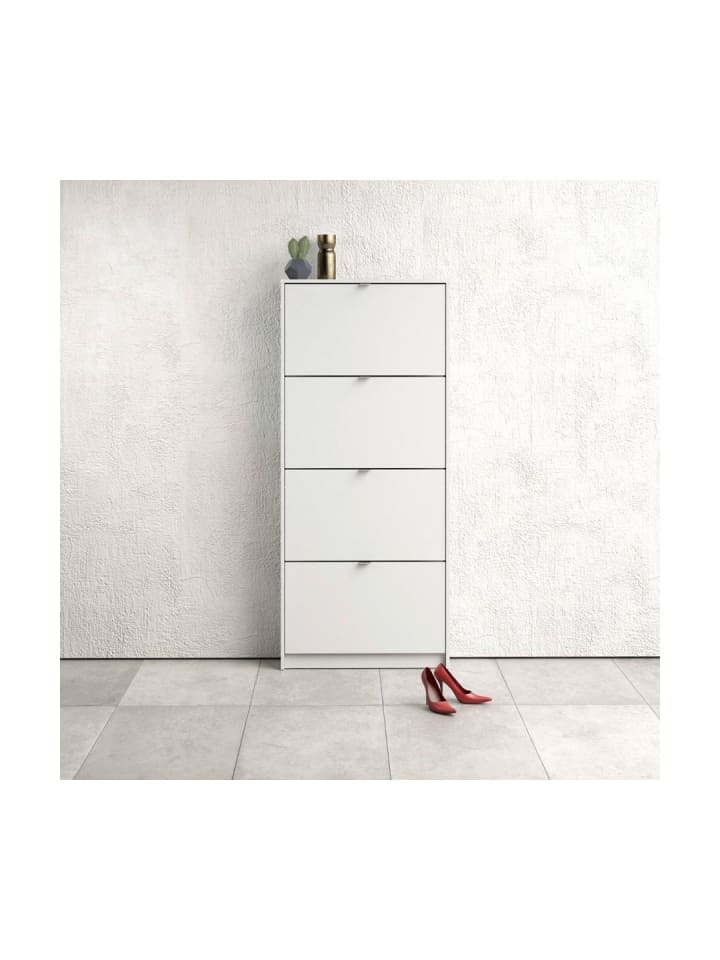 ebuy24 Schuhschrank Shane Weiß 70 x 17 cm günstig kaufen onesize