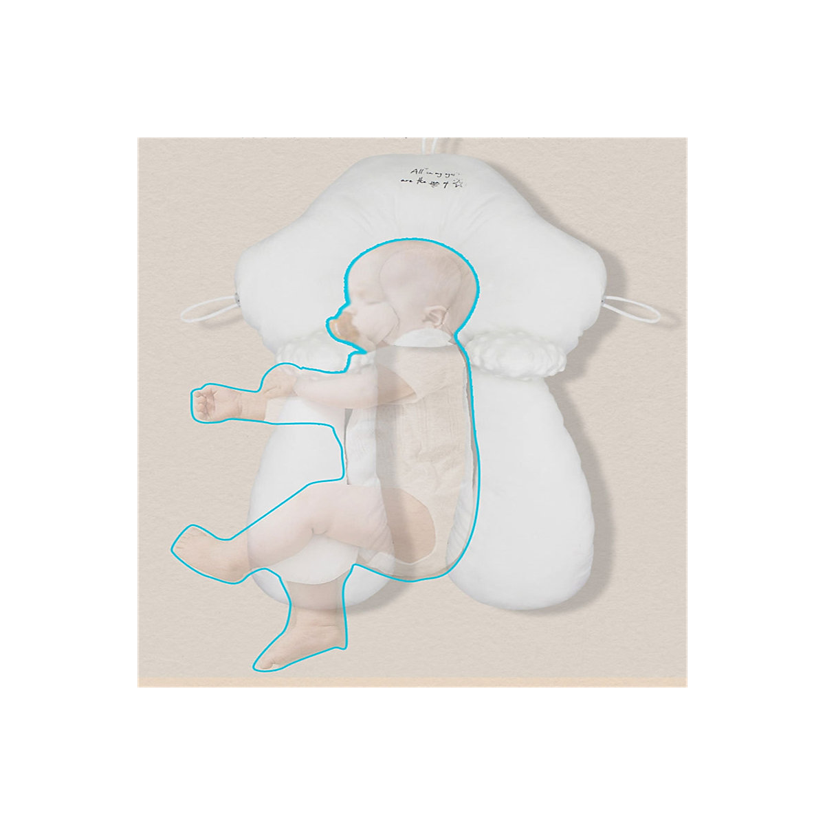 Anti-Durchbiegungs-Babykopfkissen Babykissen zur Korrektur der Kopfform beim Schlafen