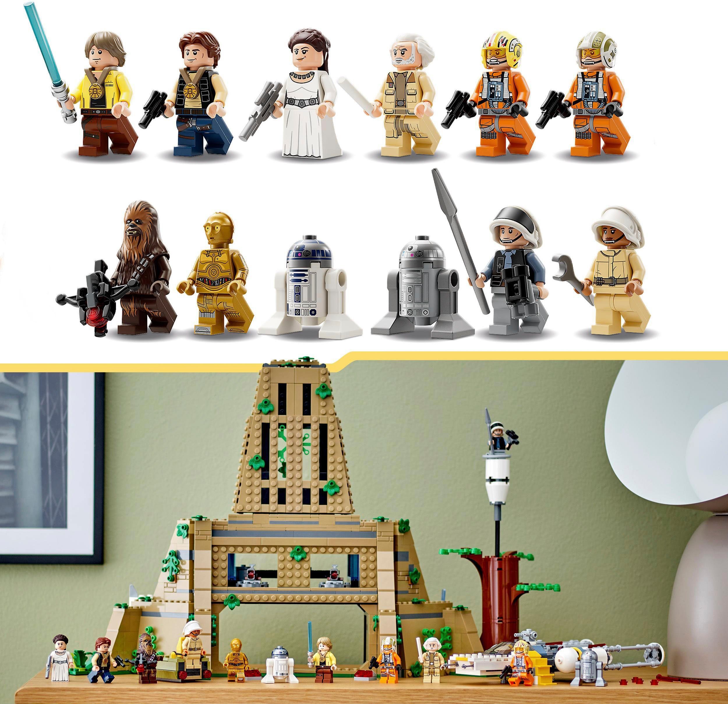 LEGO® Konstruktionsspielsteine Rebellenbasis auf Yavin 4 (75365), LEGO® Star Wars, (1066 St), Made in Europe