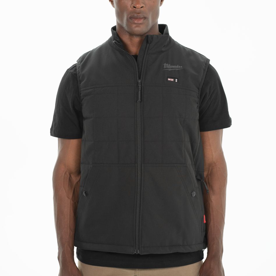 Milwaukee Accessoires 4932480080 M12 HPVBL2-0 (XXL) M12 Podgrzewana kamizelka puchowa czarna