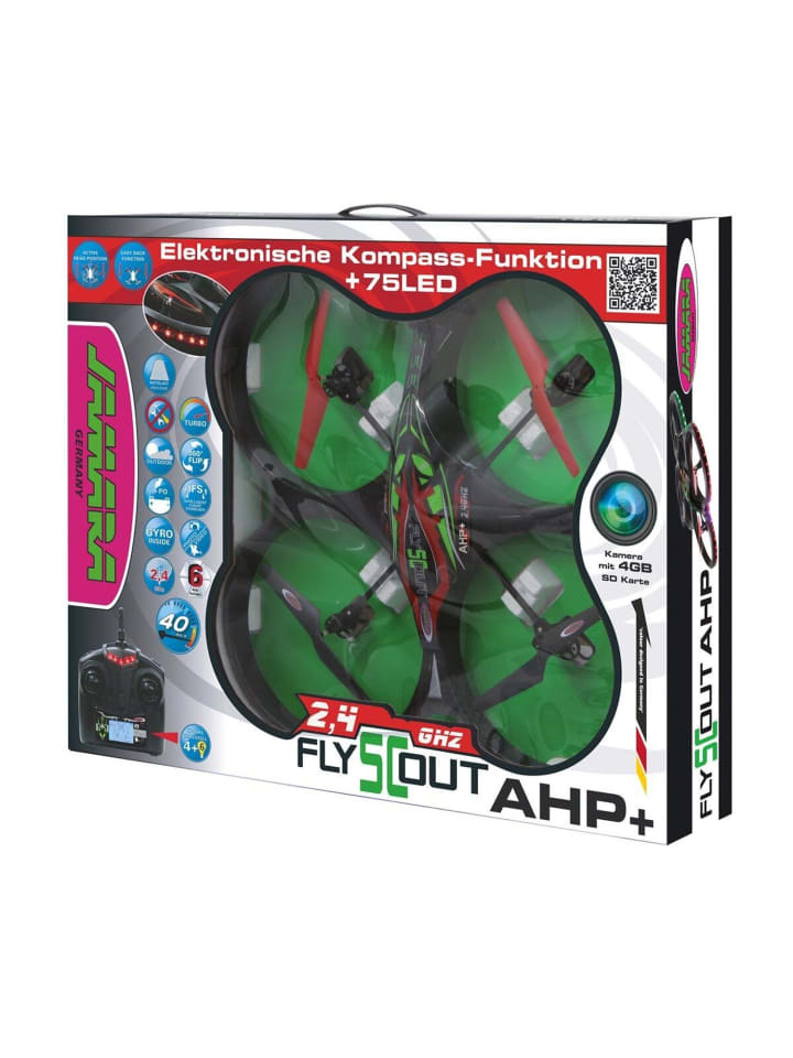 Jamara Flyscout Drone AHP  2,4GHz Kompass/ LED/ Kamera in Mehrfarbig ab 8 Jahre günstig kaufen onesize