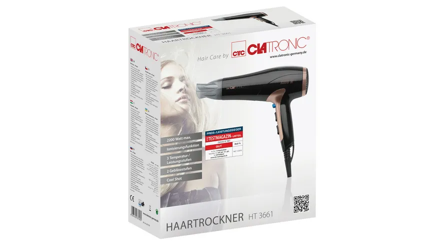 CLATRONIC Haartrockner 2200W Ionic HT3661