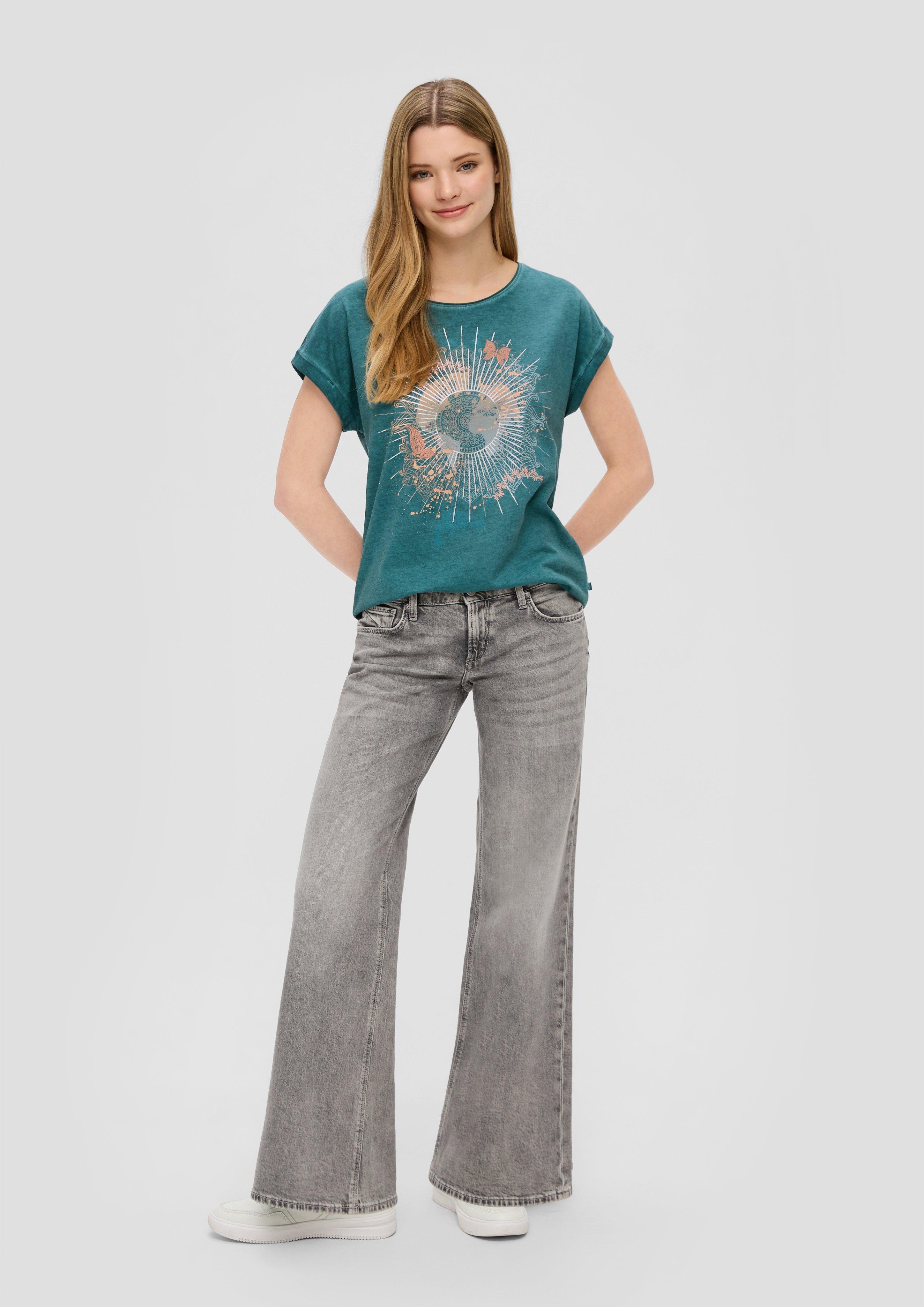 Weiches Baumwollshirt mit Frontprint  2151253-67D2