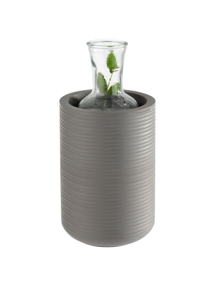 APS Flaschenkühler ELEMENT in Grau - Ø 13 cm, H: 19,5 cm           günstig kaufen onesize