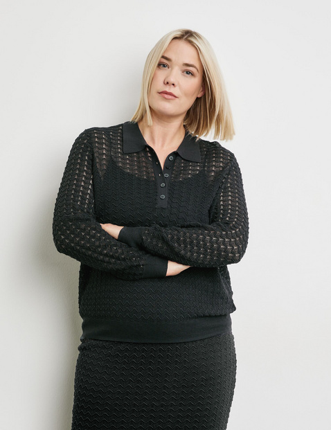 Pullover mit aufregender Zick-Zack-Struktur