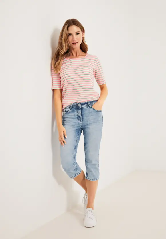 CECIL Slim Fit Jeans in 3/4