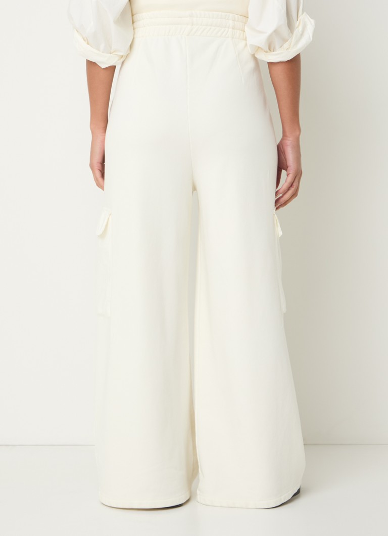 10DAYS High waist wide fit sweatpants in organic cotton blend
