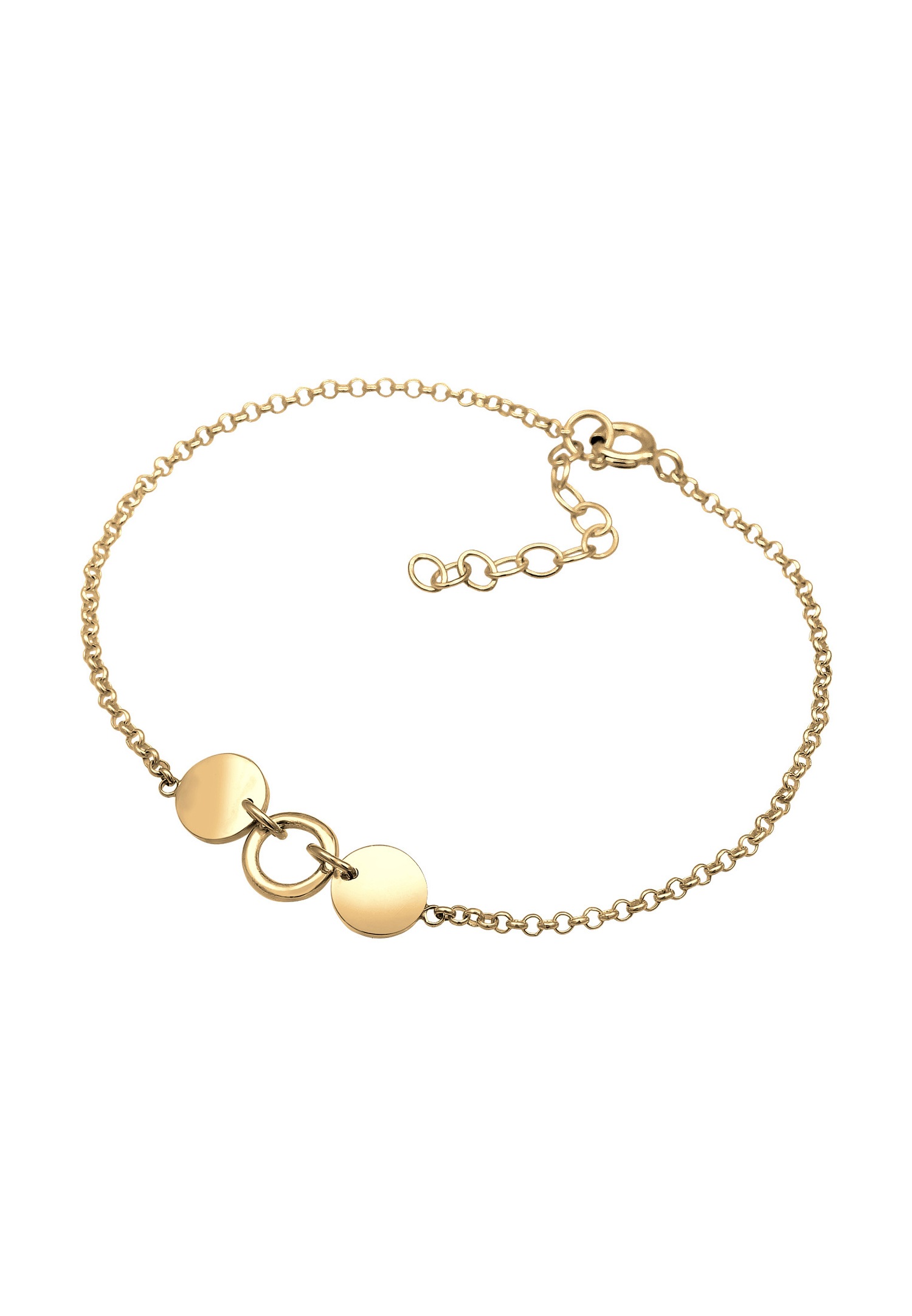 Elli Geo Plaquette Armband für Damen - (925/1000) Silber