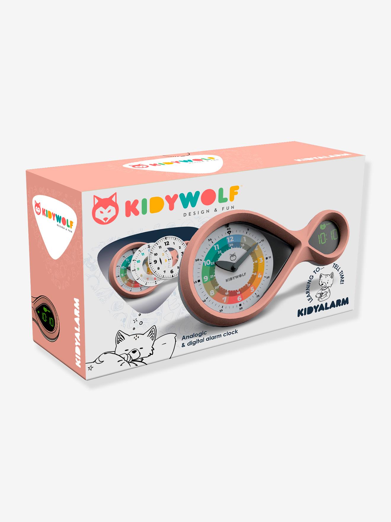 Kidywolf Kinder Wecker KIDYALARM KIDYWOLF - rosa