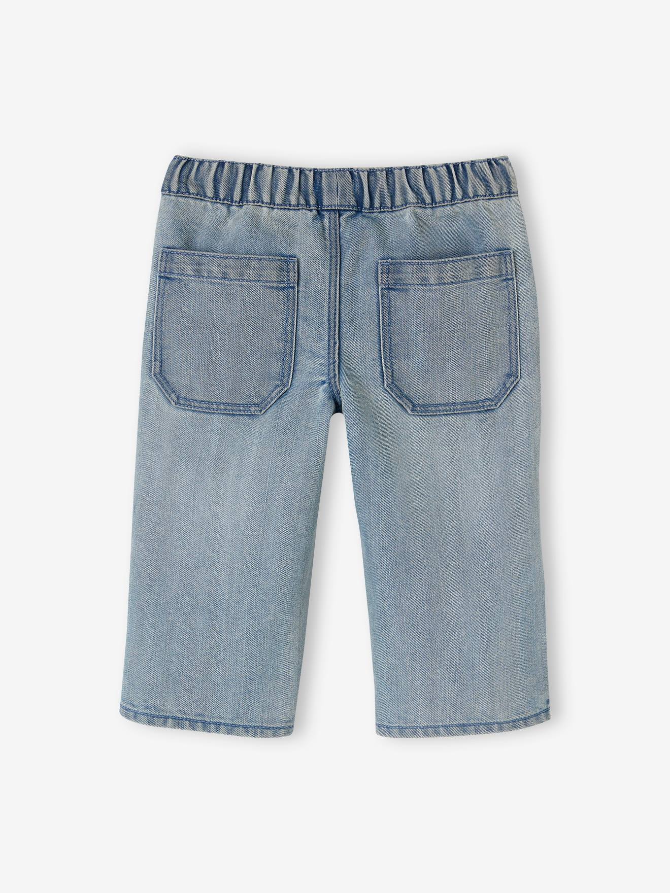 Vertbaudet Die UNVERWÜSTLICHE, robuste Jungen 3/4-Jeans - double stone
