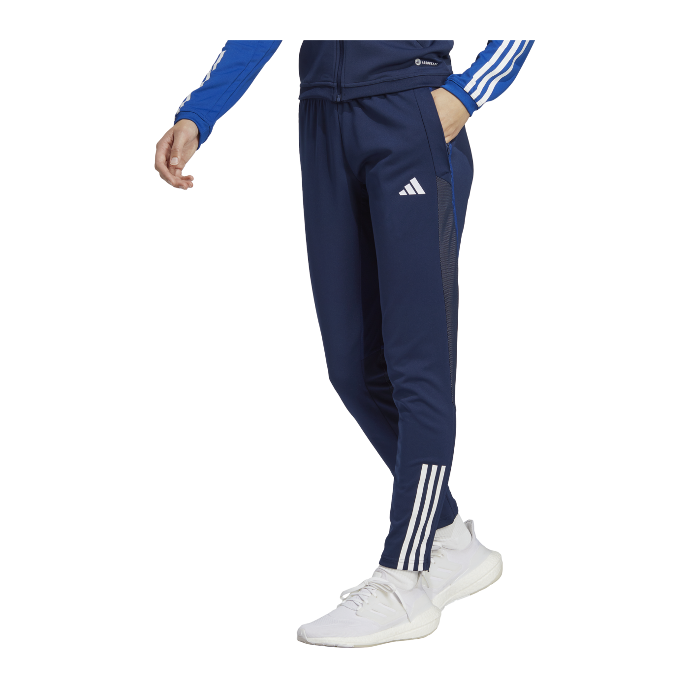 adidas Tiro 23 Competition Trainingshose Damen Blau Grau