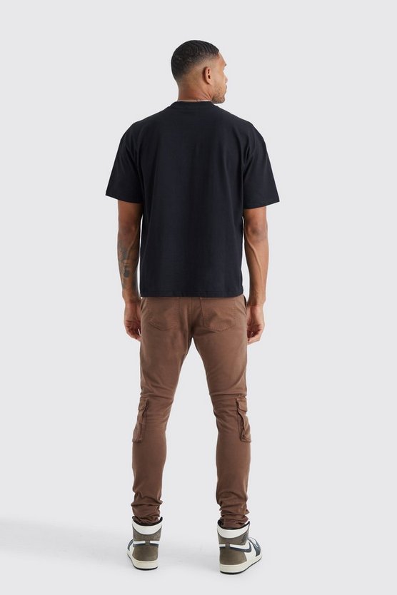 Tall Skinny Cargo-Hose mit Reißverschluss