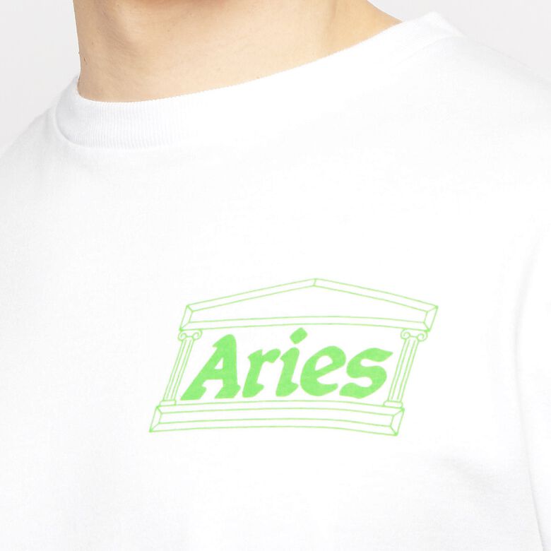 Aries Temple LS Tee white