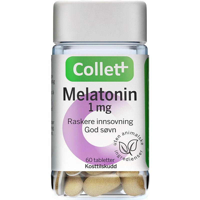 Collett Melatonin 60 stk 1 mg Collett
