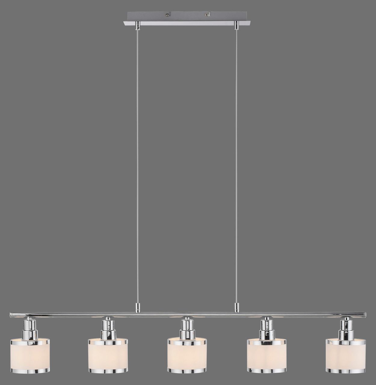 JUST LIGHT LeuchtenDirekt Pendelleuchte ACCOR,  5xE14 max. 25 W, Innenleuchte, IP20