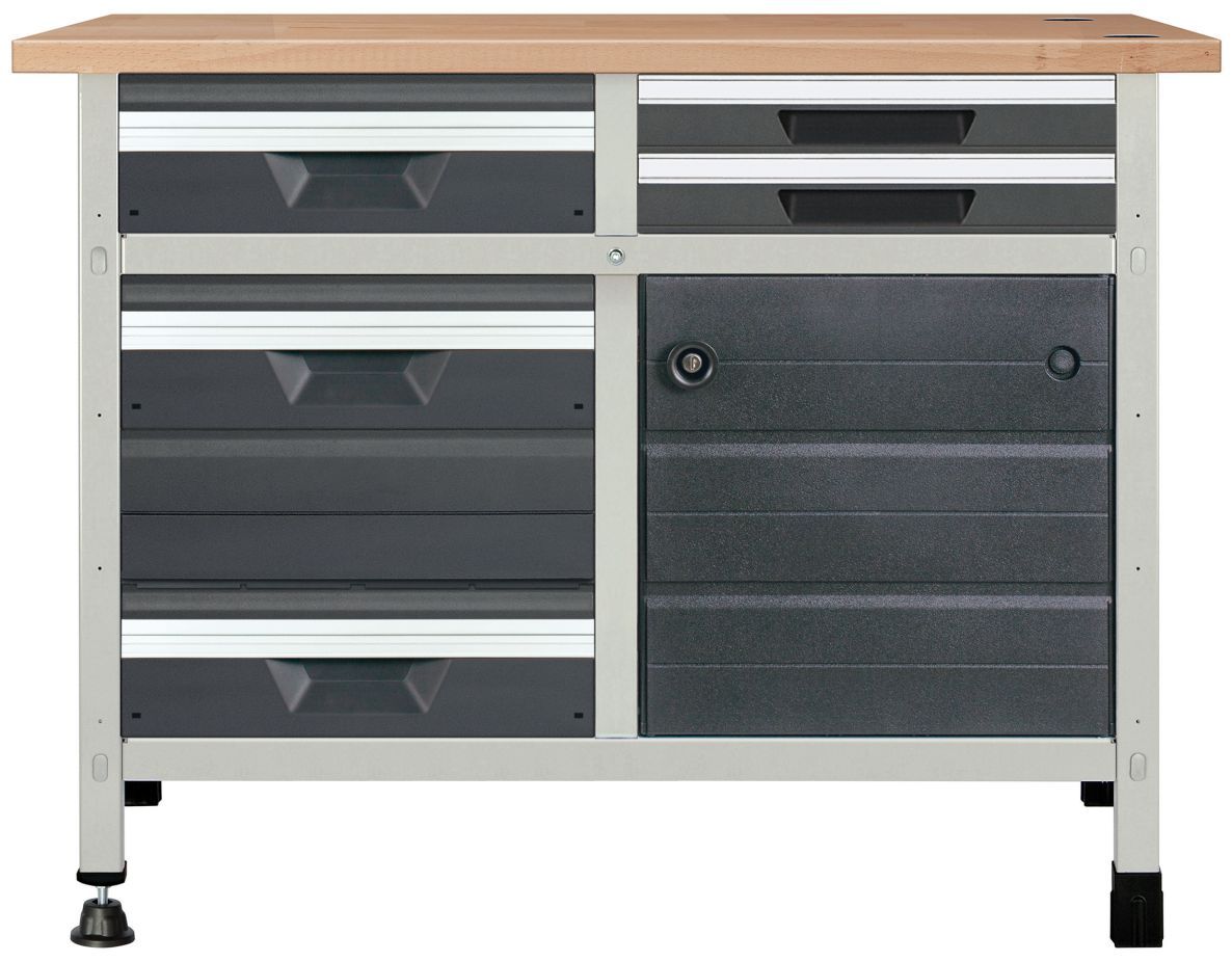 Wolfcraft 8063000 Bancă de lucru 56,3 kg - 1130 x 650 x 860 mm
