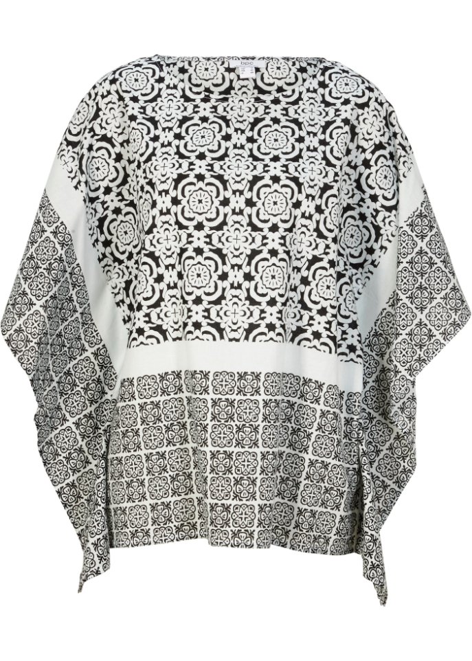 Baumwoll-Kaftan-Oversize-Bluse