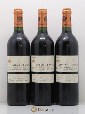 Château Trianon  2002 - Lot de 3 Bouteilles