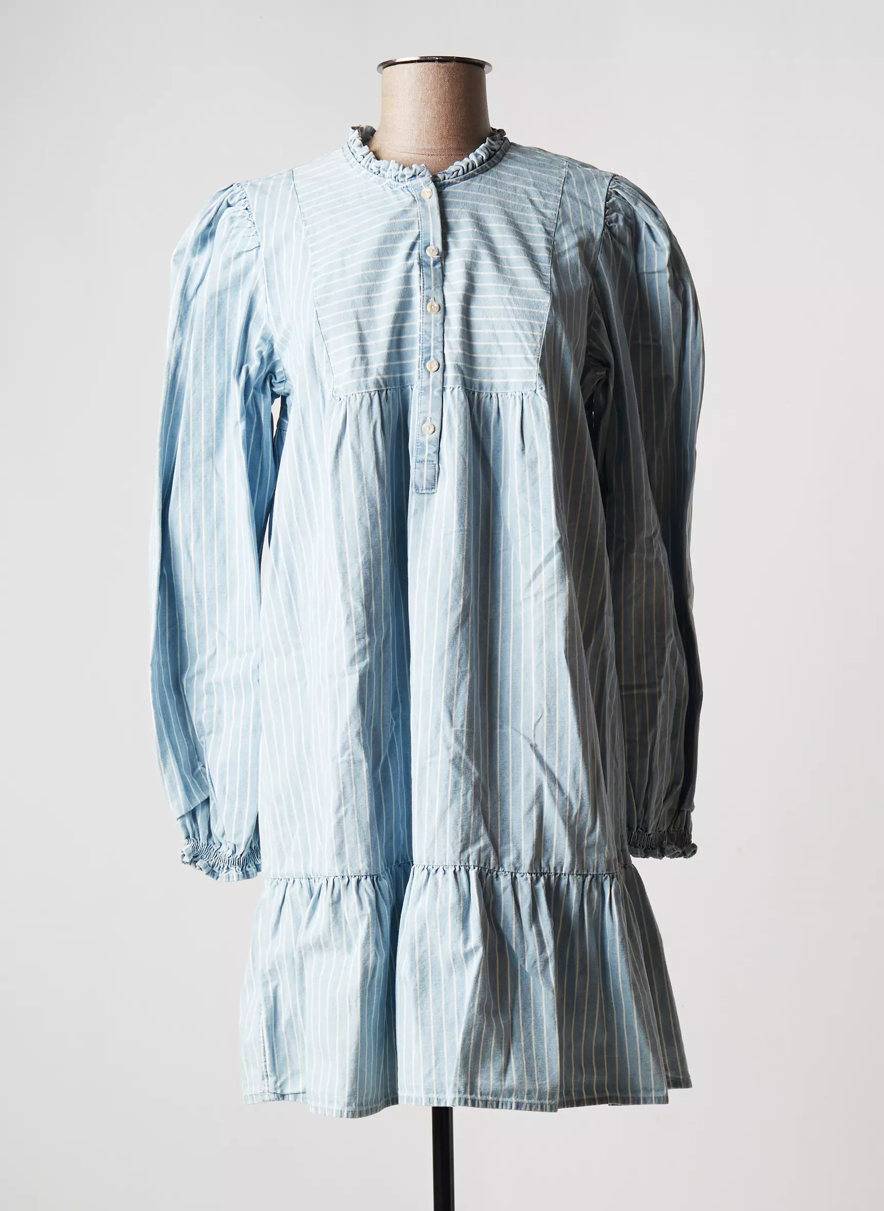 Edc Robes Courtes Femme couleur bleu