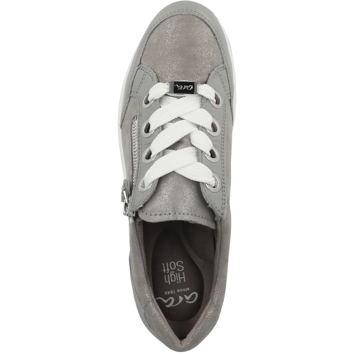 Ara 12-44587 Sneaker Low grau
