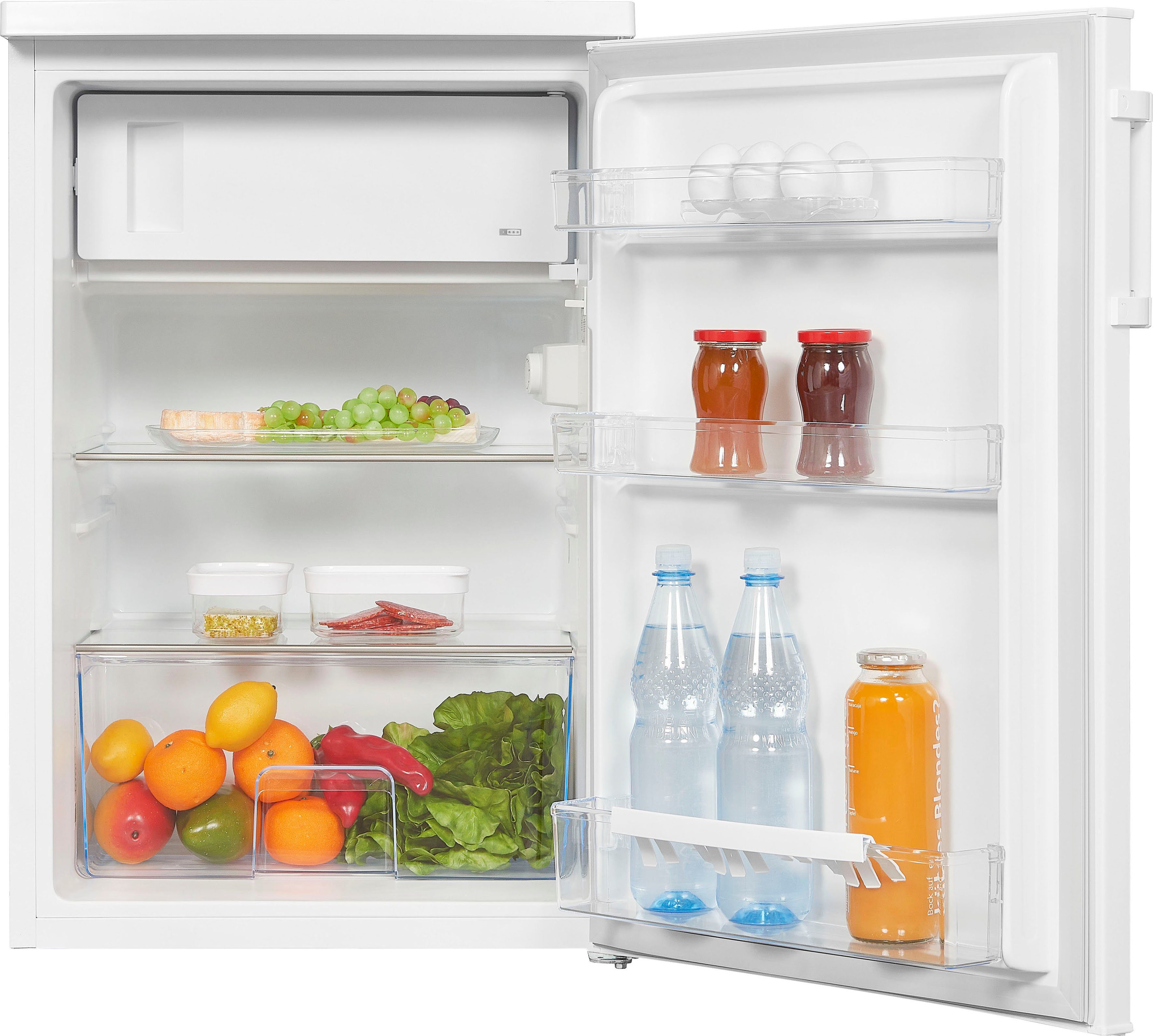 exquisit Kühlschrank KS16-4-H-010E weiss, 85 cm hoch, 56 cm breit