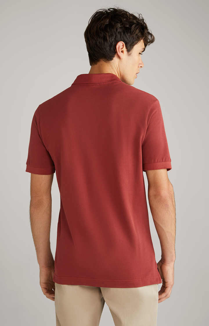 Baumwoll-Poloshirt Primus in Rost