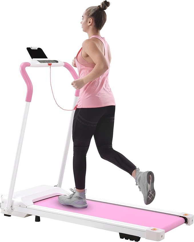 FYC Folding Treadmill for Home - 265lbs Foldable Treadmill Running Machine, Electric Treadmill Exercise for Small Apartment Home Gym Fitness Jogging Walking