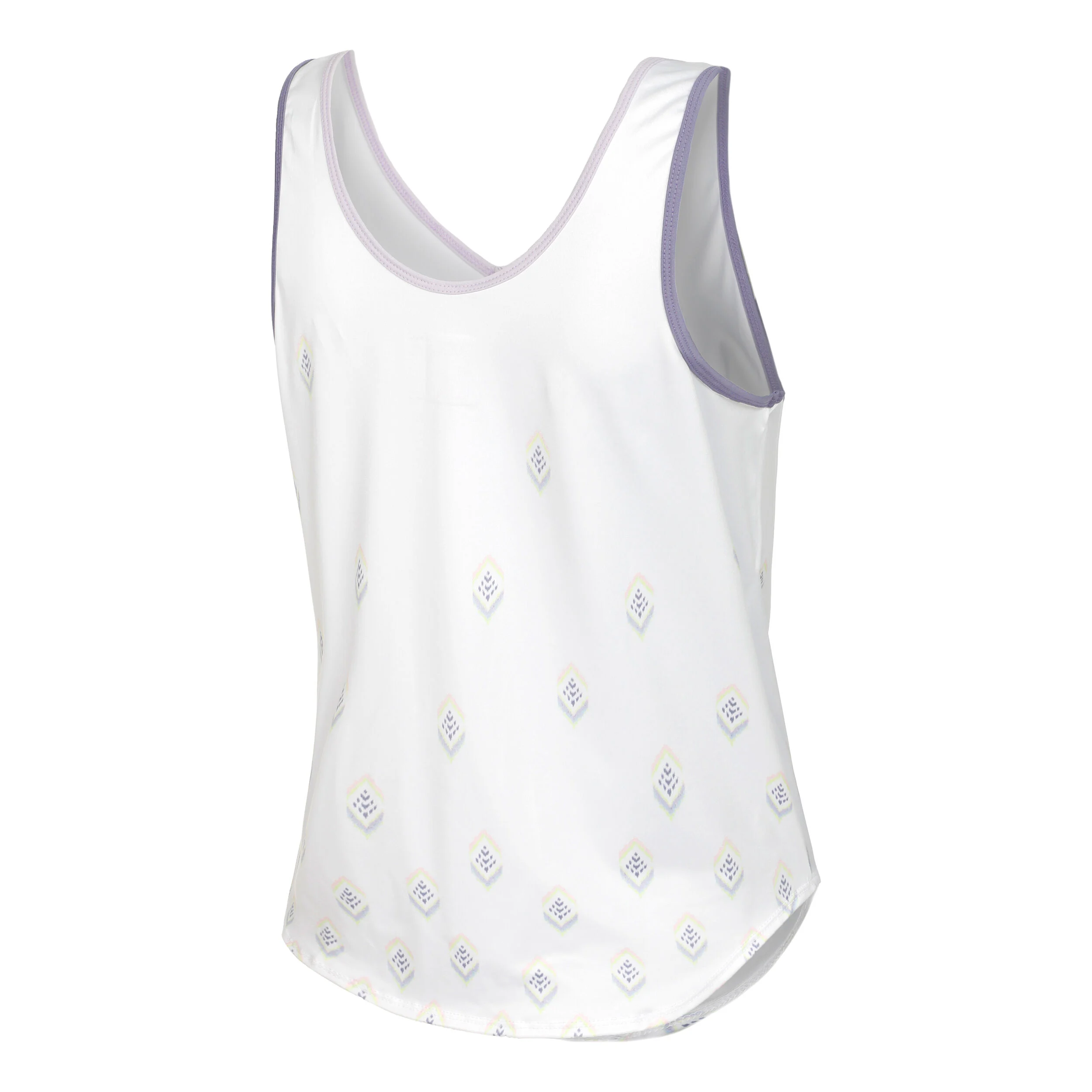 Breezy Ikat Tank-Top Damen - Weiß, Mehrfarbig