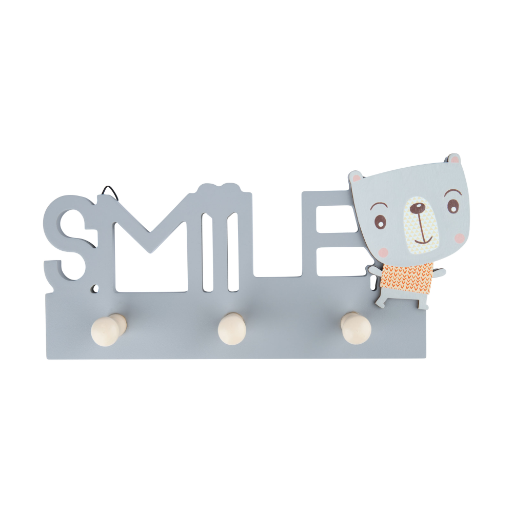 Wandgarderobe Smile grau