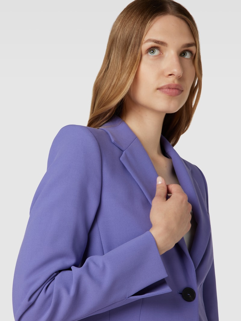 Blazer mit Reverskragen in lila