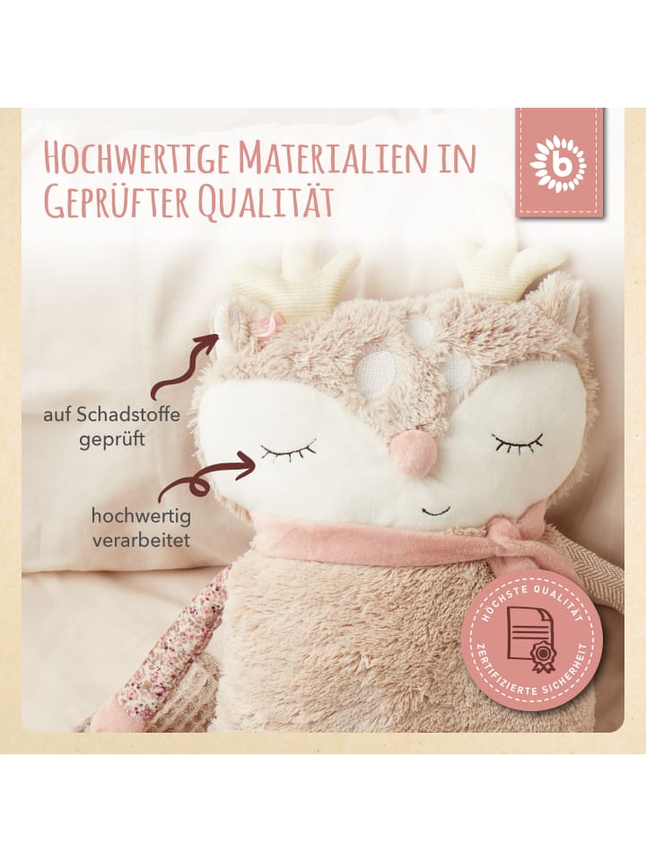 Bieco Spielwaren Kuscheltier Plüsch Großes Reh - ab Geburt in Beige günstig kaufen onesize