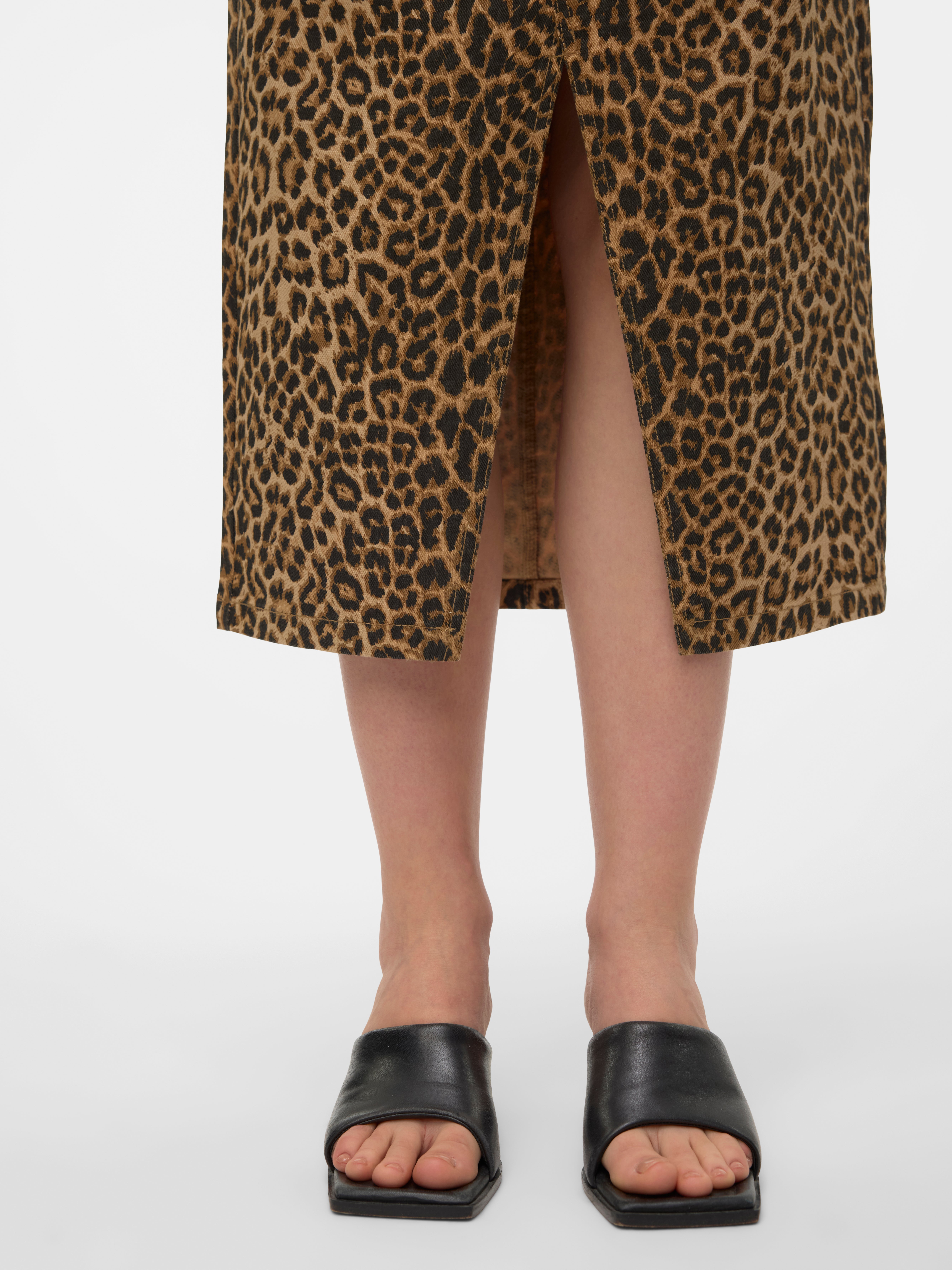VMVERI Hohe Taille Langer Rock