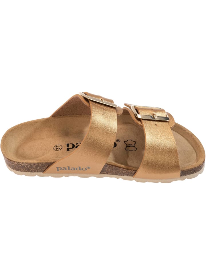palado Pantoletten in bronze metallic günstig kaufen