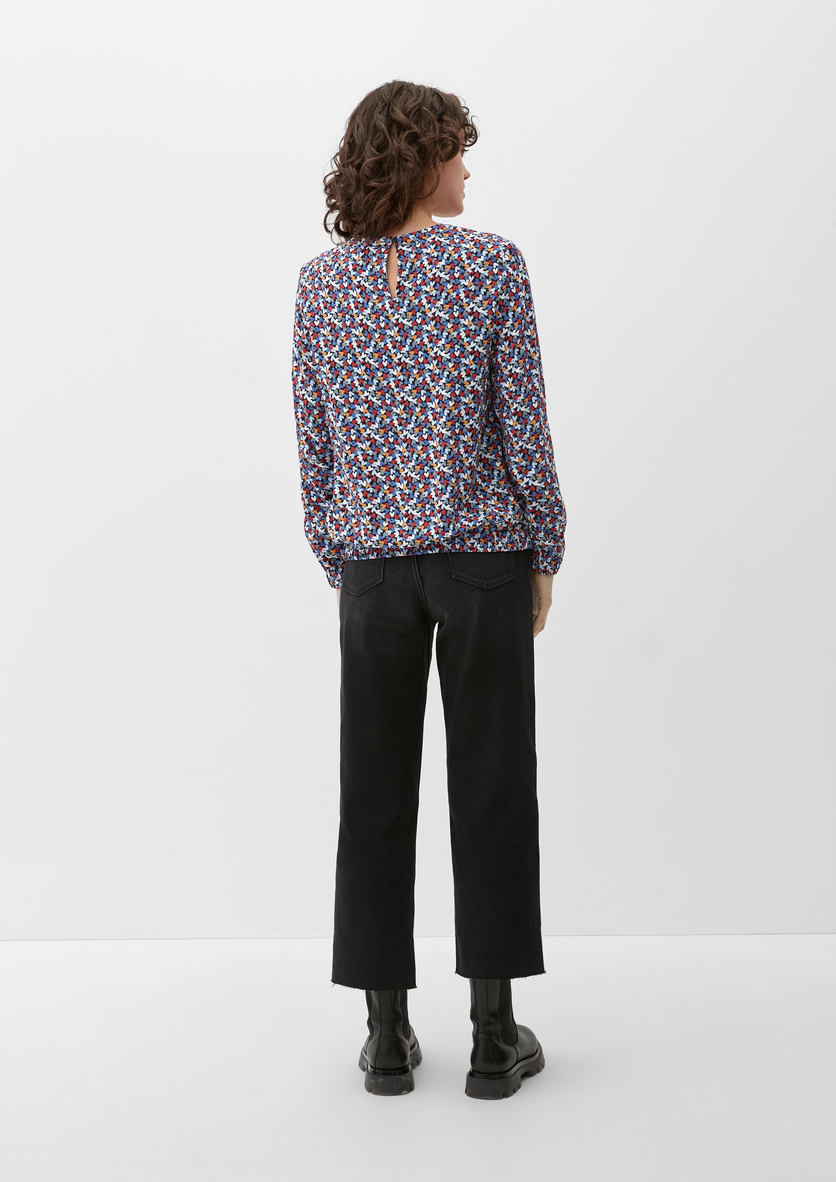 Viskosebluse mit Dobby-Struktur  2129594-59A3
