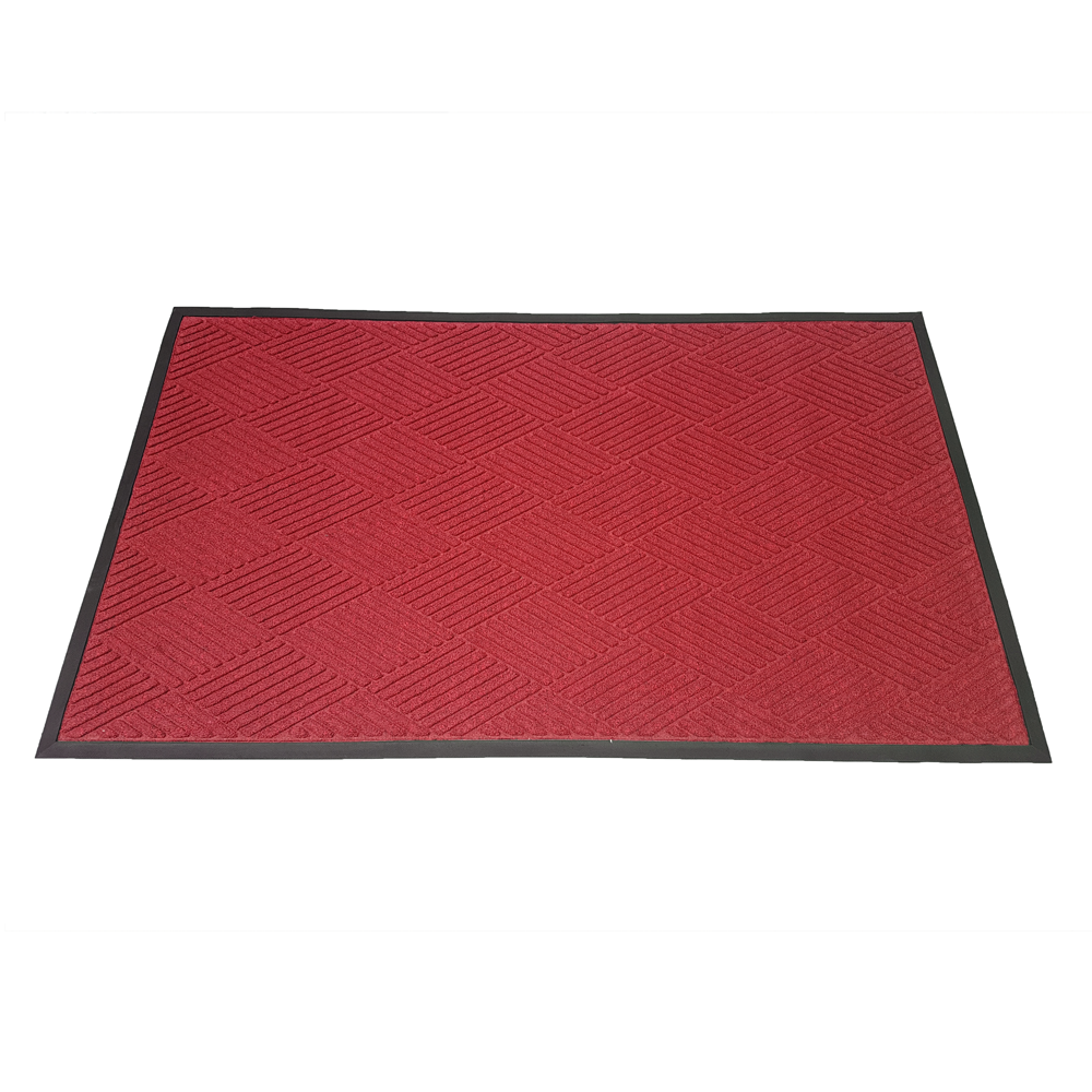 IVOL Brush Clean 150 x 90 cm rote Fußmatte
