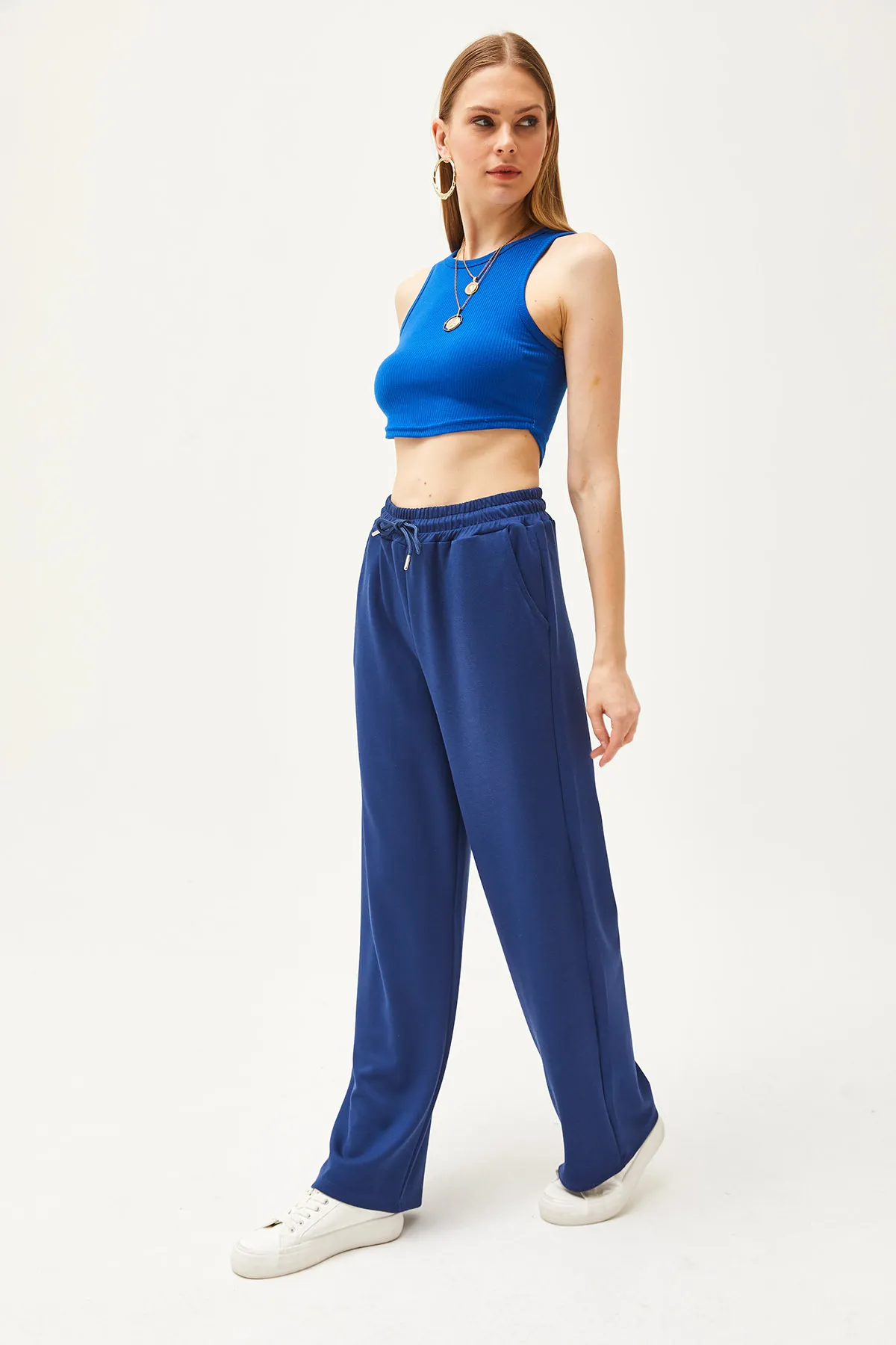 Olalook  Jogginghose - Dunkelblau - Loose