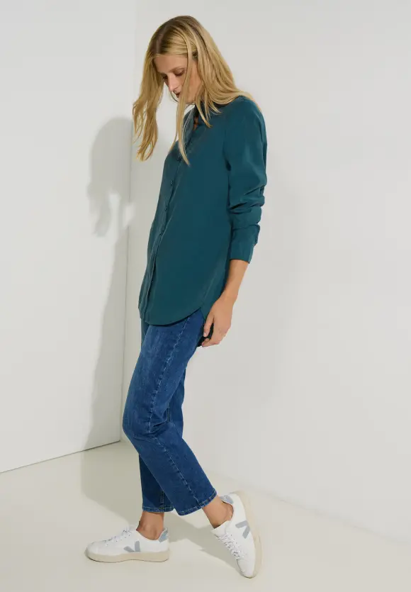 CECIL Longbluse in Unifarbe