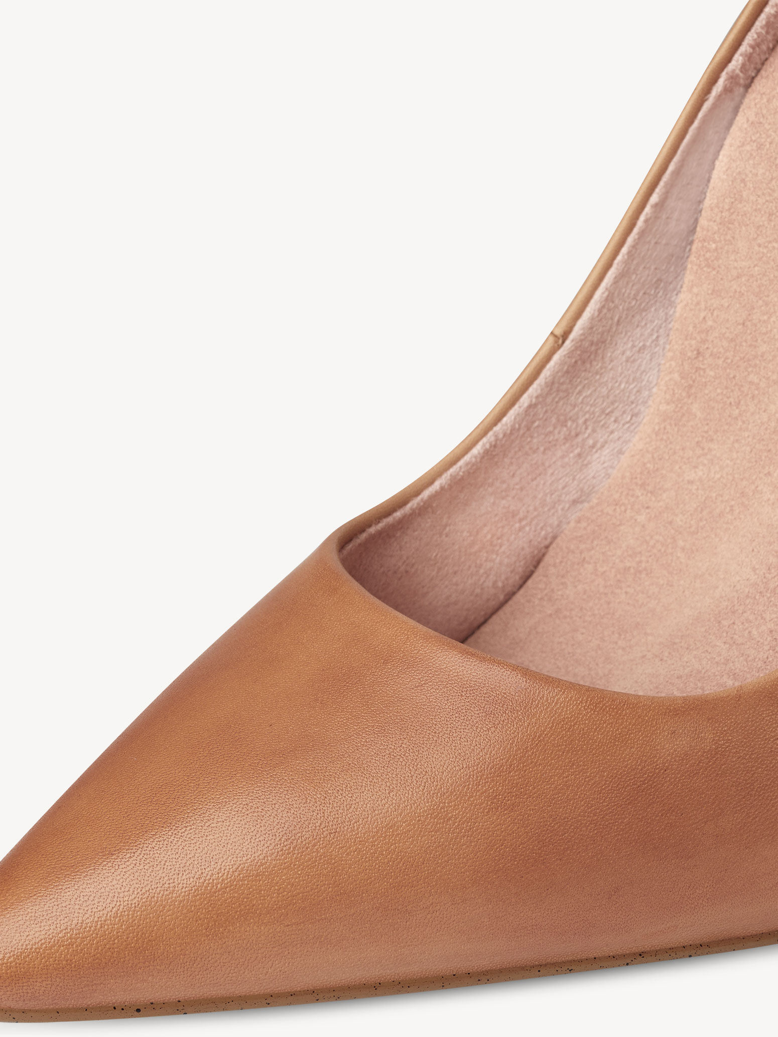 Escarpin en cuir - marron