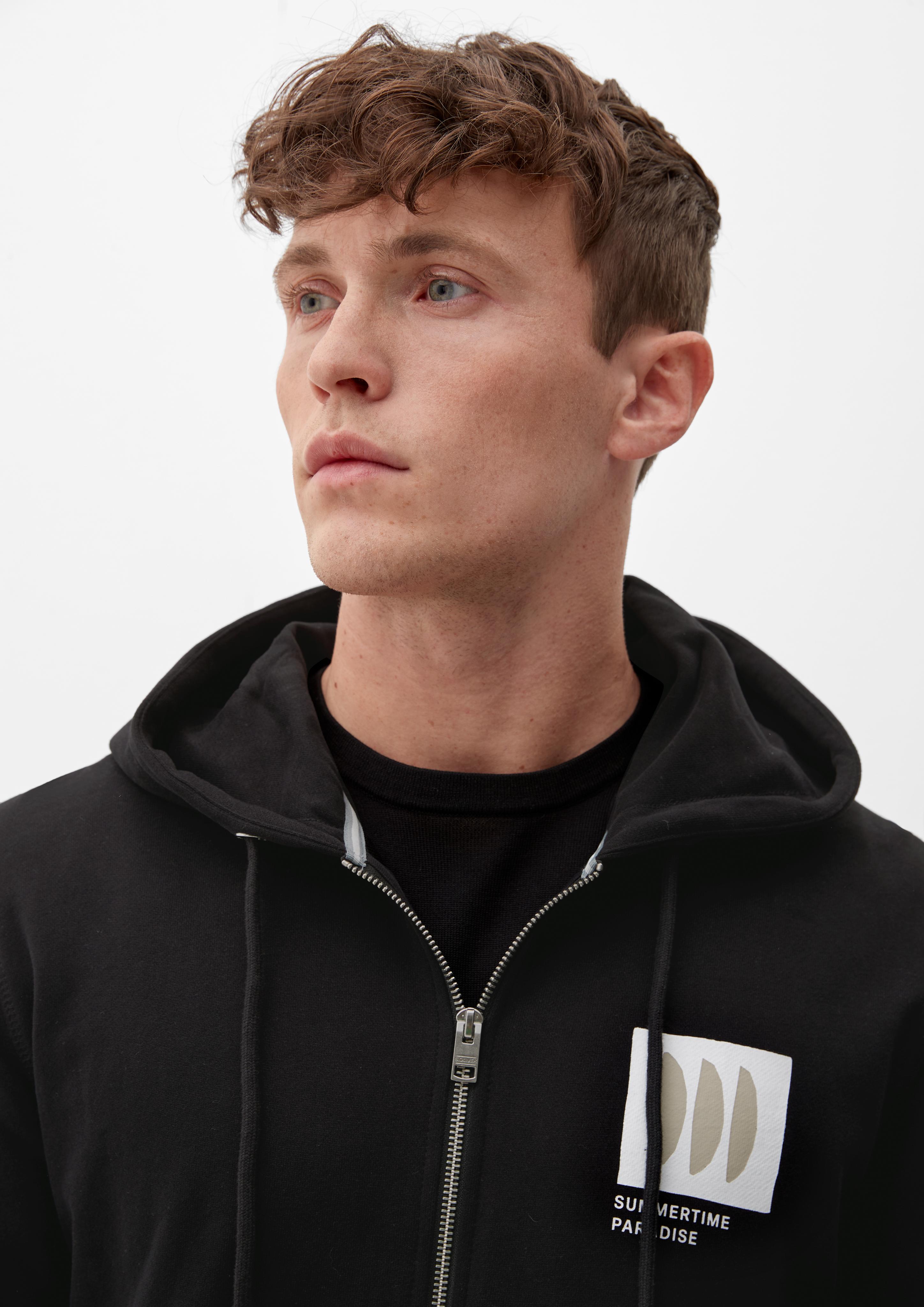 Sweatjacke aus Baumwolle  2131488-99D1