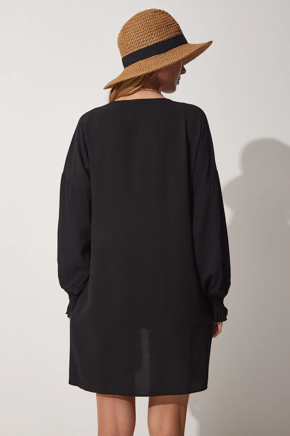 Happiness İstanbul  Kimono & Kaftan - Schwarz - Regular Fit
