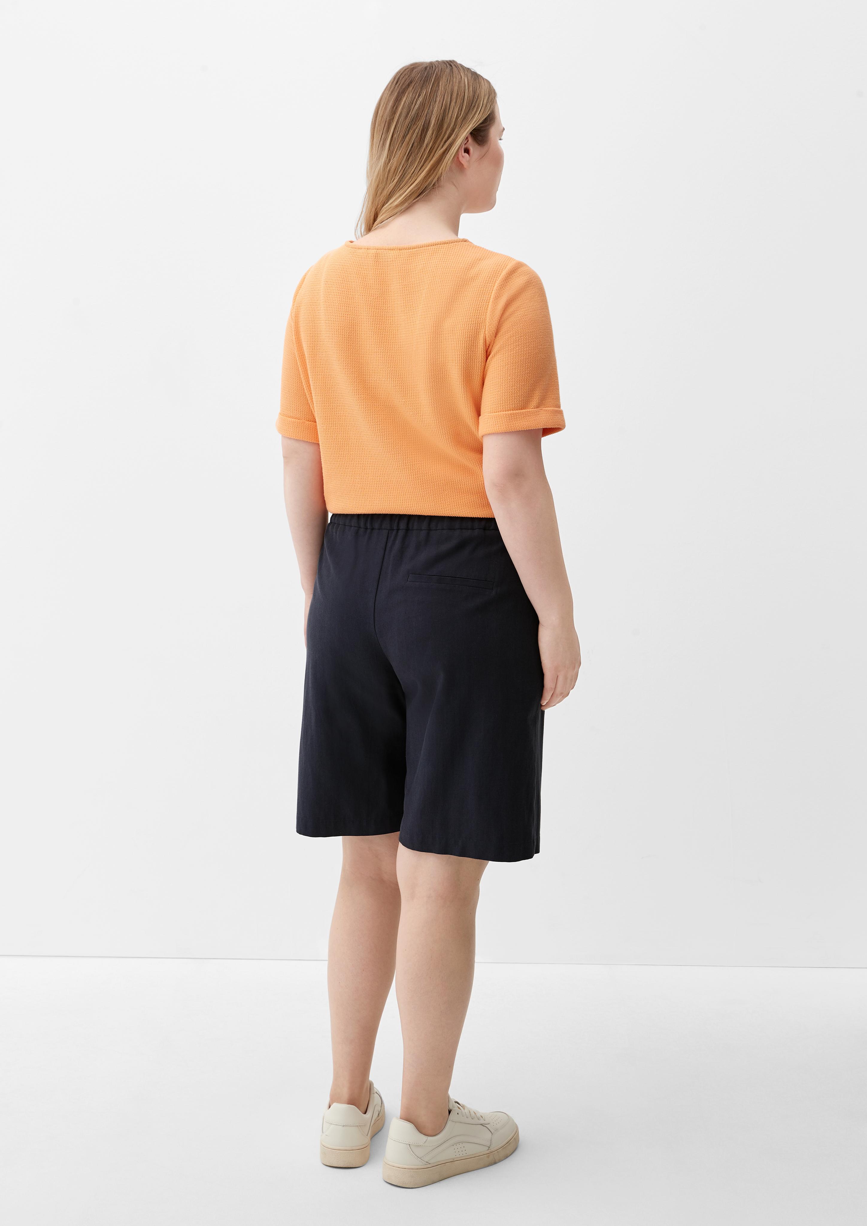 Non-stretch Bermudas mit Tunnelzugbund  2129417-5976